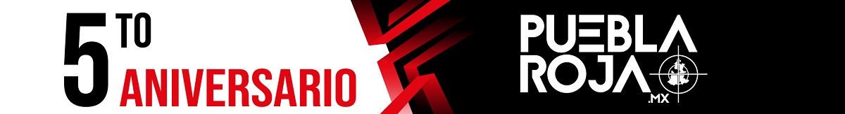 banner quinto aniversario puebla roja
