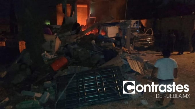 Explosión por fuga de gas