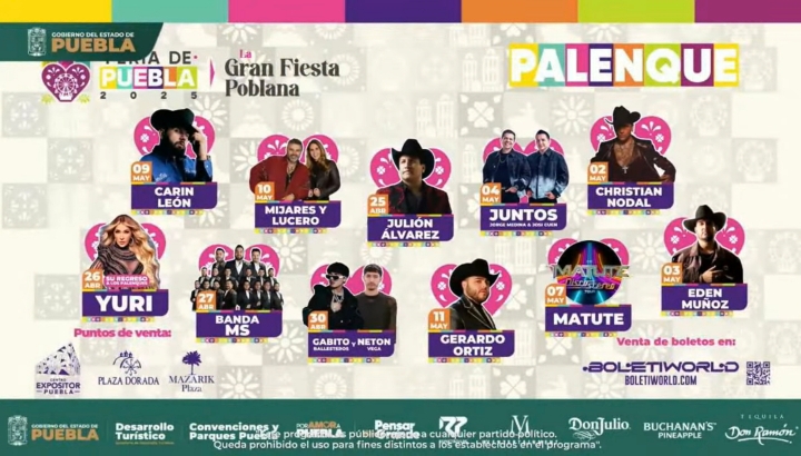 Palenque Feria de Puebla 2025