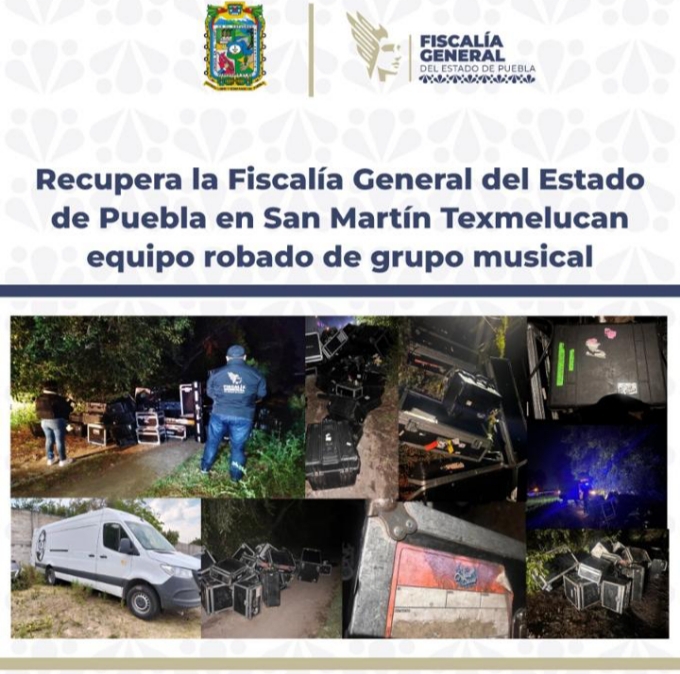 FGE equipo robado a los ángeles azules
