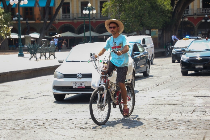 Bicicletas, onda de calor