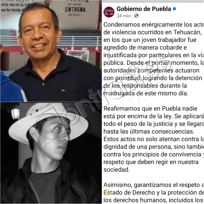 Tehuacán agresores detenidos