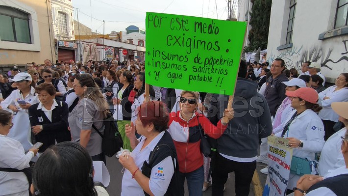 Marcha trabajadores de Salud