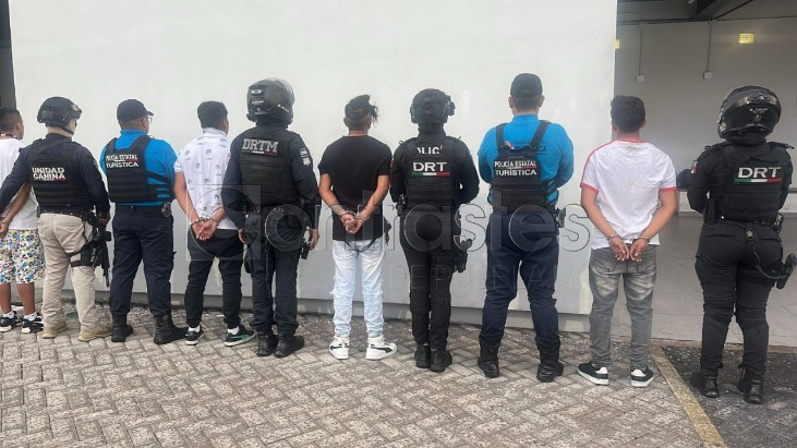 Detenidos robo Coppel