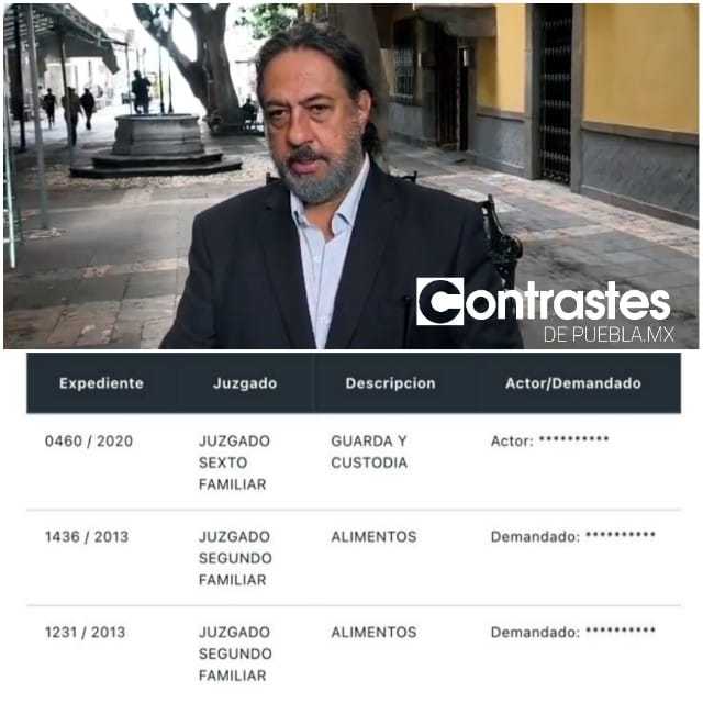 Cesar Cansino demanda de alimentos