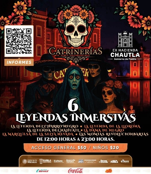 Catrinerías en la Ex Hacienda de Chautla