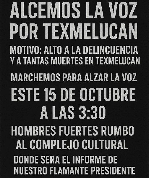 Alto a la delincuencia en Texmelucan