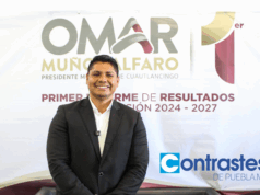 Omar Muñoz levanta la mano y va por la reelección en Cuautlancingo por Morena