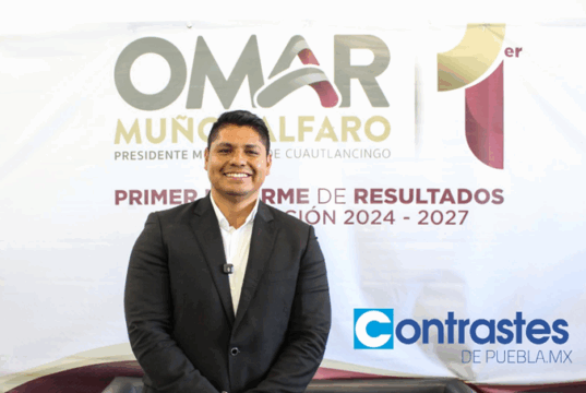 Omar Muñoz levanta la mano y va por la reelección en Cuautlancingo por Morena