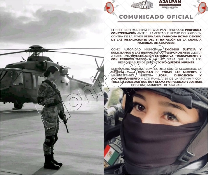 Stephany Carmona, Ajalpan, Guardia Nacional
