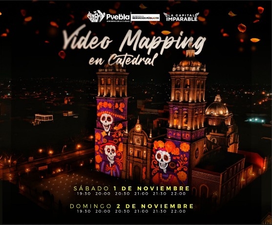Video mapping Catedral