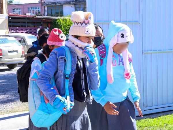 Frío, estudiantes, SEP