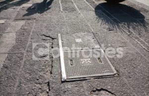 Tres empresas son las que encabezan el robo de tapas en la Ciudad de Puebla: Clemente Gómez