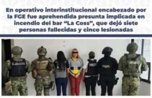 Cae Isabel N. por ataque al bar LaCoss; es la tercera persona detenida