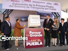 Alejandro Armenta y Rosa Icela Rodríguez colocan la primera piedra del Cablebús con inversión de 6 mil 752 MDP (Video)