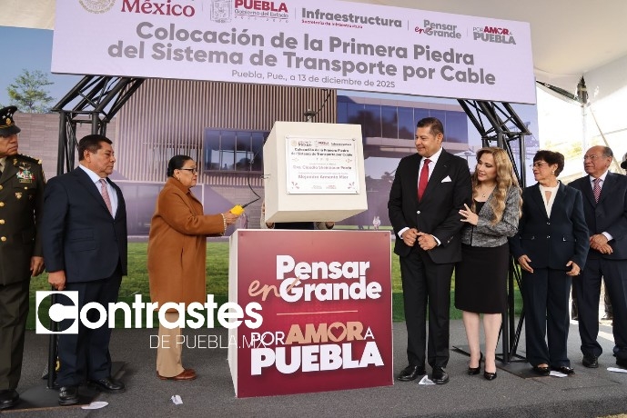 Primera piedra Cablebús Armenta