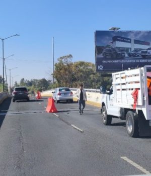 Estudios técnicos descartan estructural al Puente Zaragoza; Infraestructura repara afectaciones
