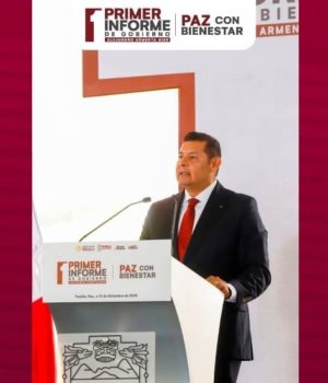 Alejandro Armenta destaca resultados en seguridad, salud y educación en su Primer Informe