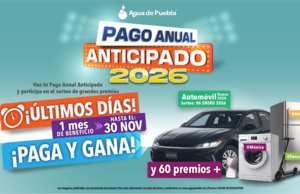 Última semana del Gran Fin del Ahorro: 1 mes de beneficio con el “Pago Anual Anticipado”, y 50% de ahorro para “Regularizar adeudos”