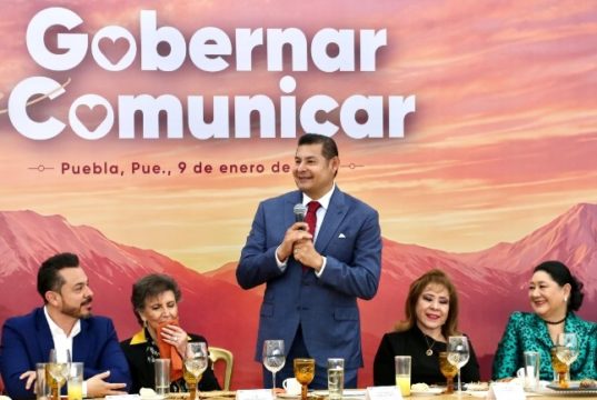 Percepción social, fundamental para gobernar; medios de comunicación, actores clave para transformar a Puebla: Armenta