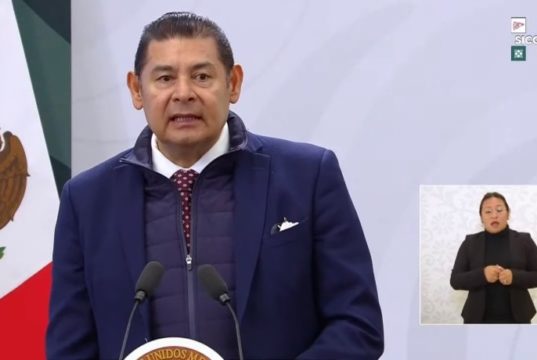Alejandro Armenta Mier reporta detenciones y contención de hechos violentos en Puebla