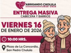 San Pedro Cholula se alista para la entrega de chamarras abrigadoras