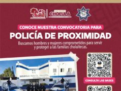 San Pedro Cholula mantiene abierta convocatoria para reclutar policías: Tonantzin