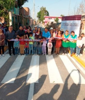 “Nuestros niños no volverán a ensuciarse para llegar a la escuela”: vecino de la calle 4 Norte en San Juan Tlautla
