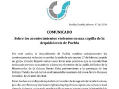 Gobierno de Puebla condena asesinato en la iglesia de San Baltazar Tetela