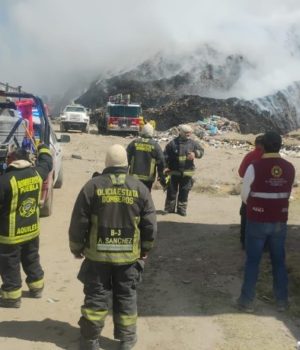 Incendio en Relleno Sanitario de San José Chiapa registra 90% de control: PC