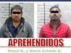Detienen FGE a Reyes N., y Marco Antonio N., por atacar a una mujer a balazos tras impedir un asalto en San Martín Texmelucan