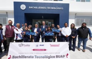 Encabeza Pepe Chedraui inauguración del Bachillerato Tecnológico BUAP