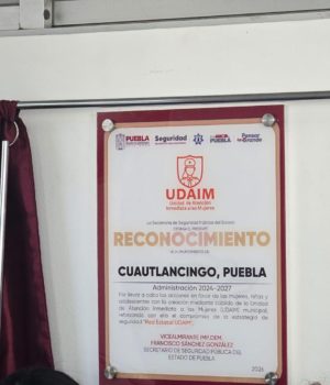 Realizan toma de protesta a la UDAIM en Cuautlancingo