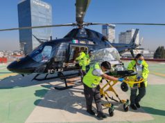 Con ambulancia aérea desde Oaxaca, garantizan atención especializada a recién nacido