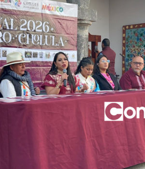 Encabeza Tonantzin Fernández pega del Bando del Carnaval San Pedro Cholula