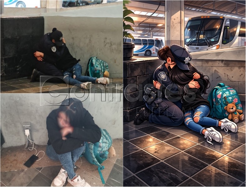 Policía Auxiliar localiza a menor desaparecida