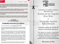 Ibero Puebla e Instituto Oriente condenan asesinato de matrimonio en Chignahuapan