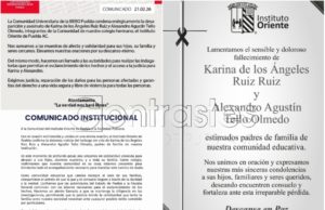 Ibero Puebla e Instituto Oriente condenan asesinato de matrimonio en Chignahuapan