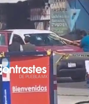 Emboscan a trabajadores de Movilidad en Puebla; ataque de grupo de choque deja dos heridos y siete detenidos