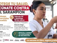 Habrá vacunas contra Sarampión en Plaza Solesta, San Diego y Adagio