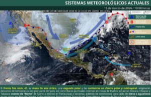 Gobierno de Pepe Chedraui emite aviso preventivo por lluvias y descenso de temperatura por el Frente Frío 41
