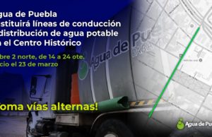 Agua de Puebla inicia la renovación de la red de agua potable en el Centro histórico; beneficiará a 8 mil 870 habitantes