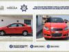 Policía de San Pedro Cholula localiza y asegura auto con reporte de robo