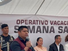 Omar Muñoz da banderazo de salida al Operativo de Vacaciones Seguras Semana Santa 2026