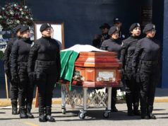 Con honor y respeto, despide SSP a policía fallecido en cumplimiento del deber