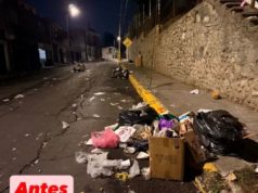 Realiza Gobierno de Pepe Chedraui labores de limpieza en la zona de El Calvario