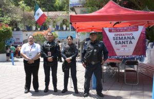 Permanence operativo de vigilancia del gobierno de Pepe Chedraui para mantener la tranquilidad en Semana Santa