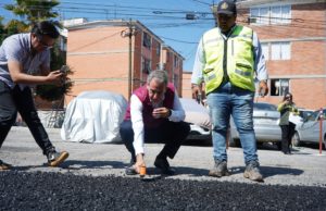 Refuerza Pepe Chedraui Campaña de Bacheo en el Infonavit San Jorge