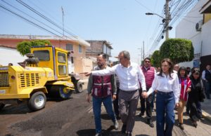 Presenta Pepe Chedraui Tren Capitalino de Pavimentación