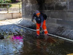 Gobierno de Pepe Chedraui mejora imagen del Puente de Ovando con jornada de limpieza integral
